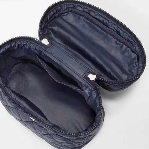 MZ Wallace Navy Quilted Vanity Case - A Great Gift! - Picture 4 of 10